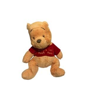 Disney Babys 1st Pooh Bear Plush Stuffed Toy Rattle Winnie The Pooh 12”